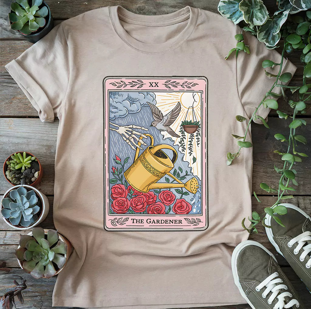 Gardener Tarot Card T-Shirt