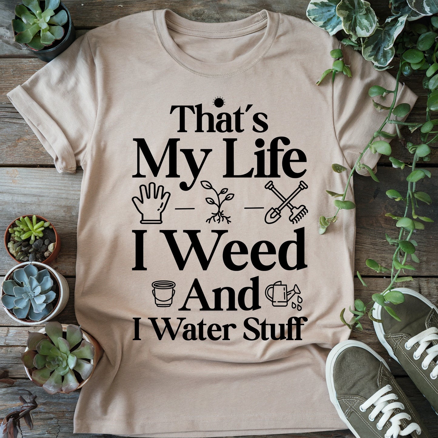 I Weed And Water Stuff T-Shirt